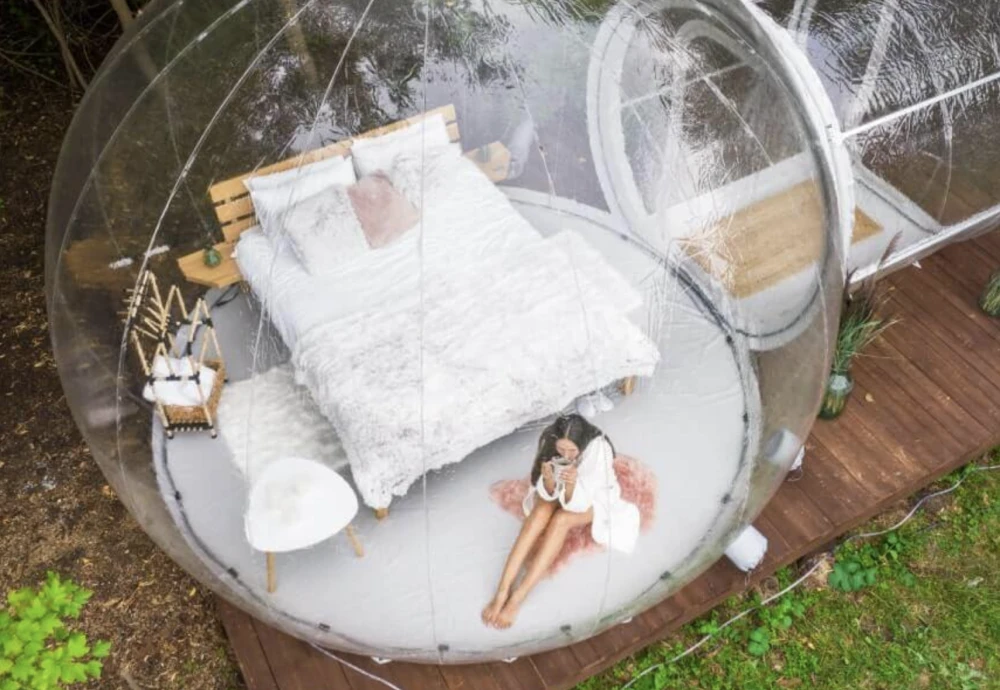 inflatable transparent dome tent